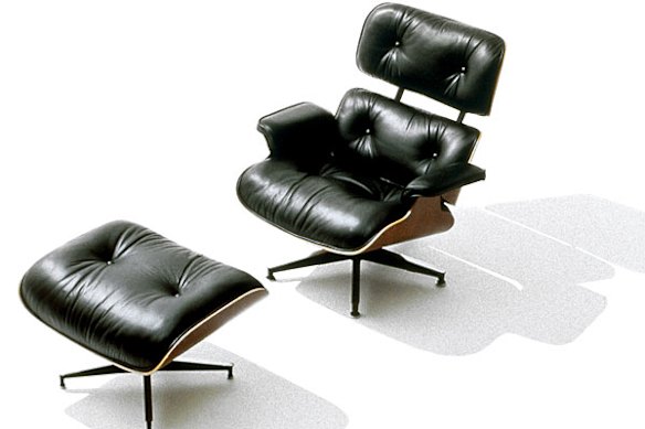 The Eames Chair and Ottoman was designed by Charles and Ray Eames in 1956 as a birthday gift for film director Billy Wilder. They sell for $6500.