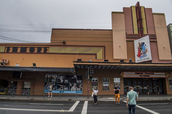 The iconic Enmore Theatre on Enmore Road, November 2018.