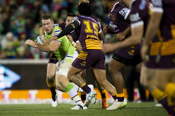 Shannon Boyd of the Canberra Raiders.
