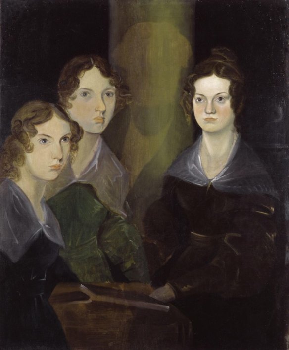 Anne, Emily and Charlotte Bronte as painted by their brother, Branwell.