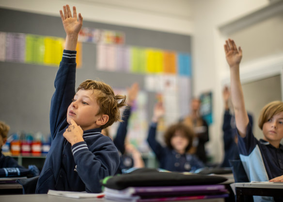 Students at Chelsea Primary School learn to read using synthetic phonics. 