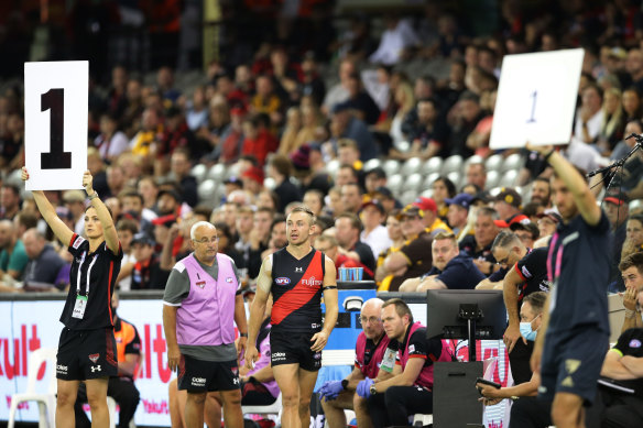 No change: The AFL has opted to continue with a four-man-plus-substitute bench composition next season.