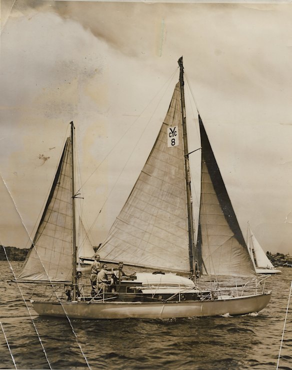 Katwinchar in the 1951 Sydney to Hobart race.
