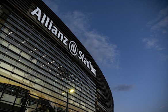 Bright lights: the newly completed Allianz Stadium at Moore Park.