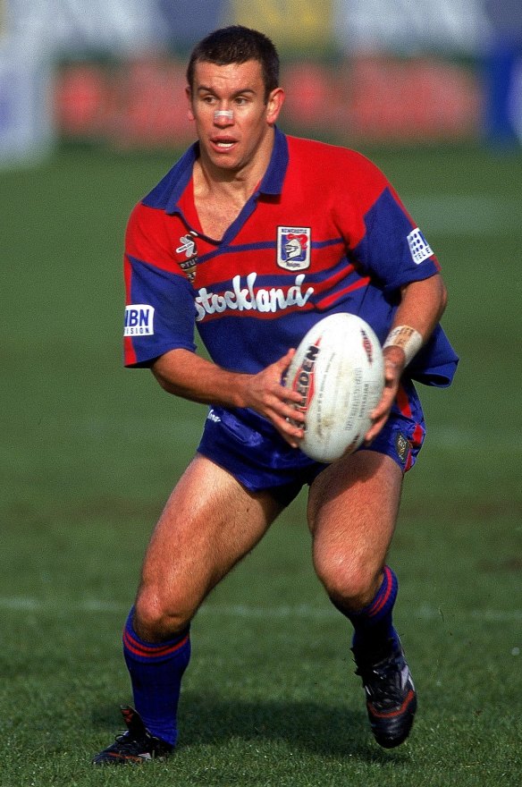 Dagger: Matty Johns ended Cronulla's season in 1995.
