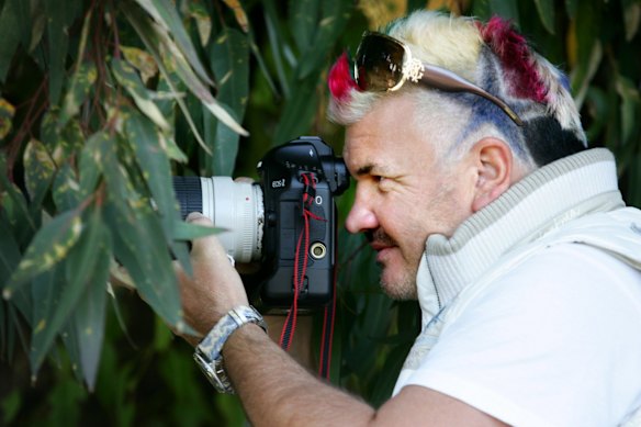 Darryn Lyons as a speaker at a photography conference in Warrnambool in 2008.  Photo: Angela Milne