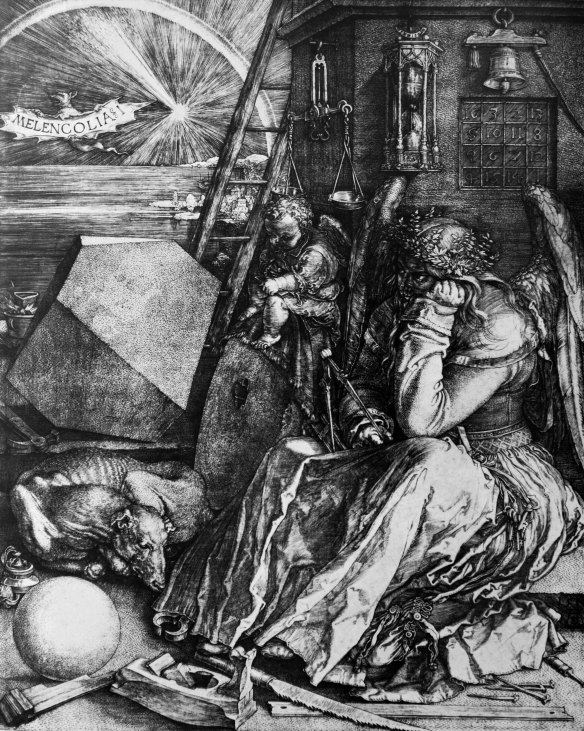 Melancholia I, is a 1514 engraving by the German Renaissance master, Albrecht Durer. 