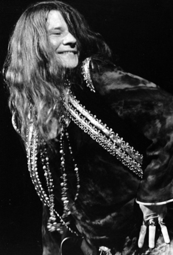 Janis Joplin performs at Woodstock.
