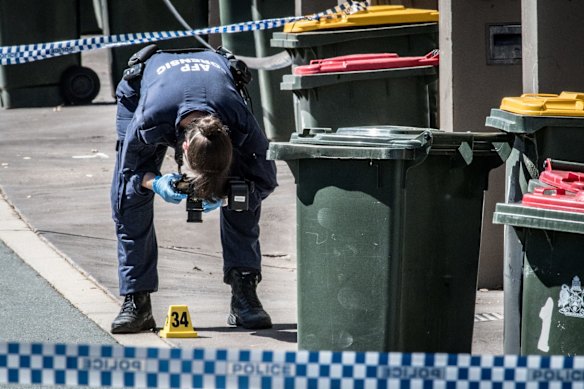 ACT police officers at Hall Best Lane, Gungahlin investigate the suspicious death of a 56-year-old man. 