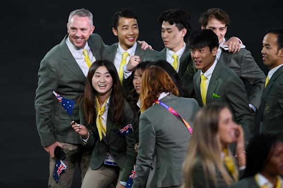 The team is again hoping to top the medal table after winning 80 gold medals and making 198 trips to the podium on home soil four years ago.