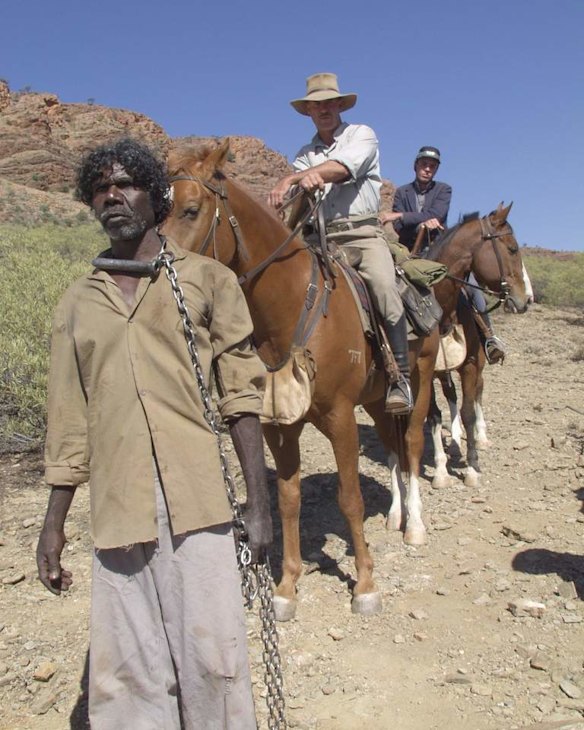 Gary Sweet and David Gulpili in the film "The Tracker". The pair also feature in the upcoming film "Charlie's Country".