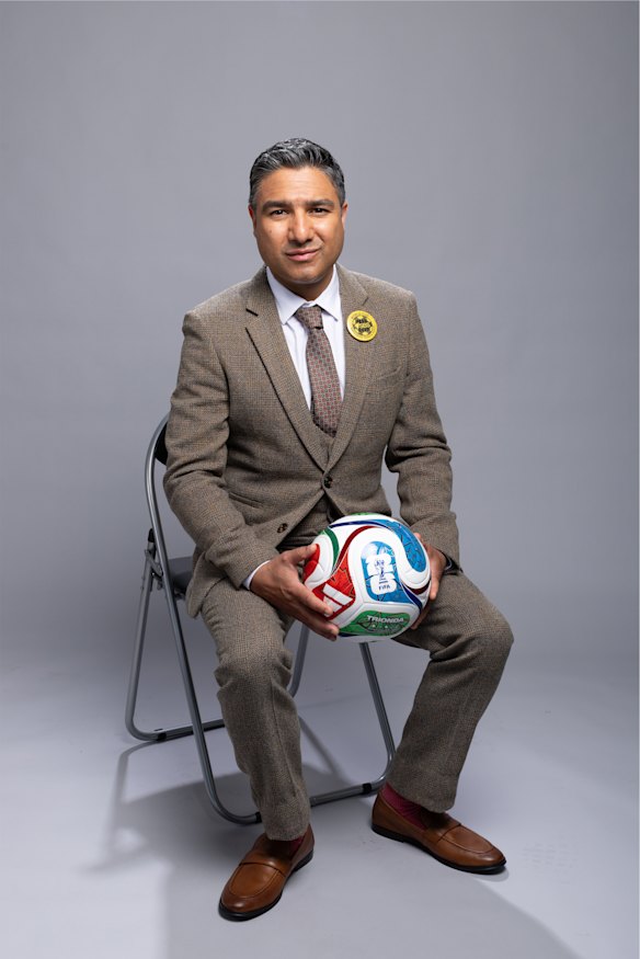Nick Mohammed stars as the chairman of the World Cup Watchers’ Rights Association for SBS. 