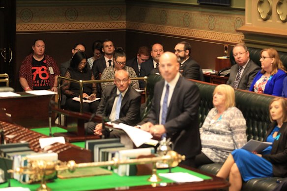 An official apology by the NSW Parliament to those arrested in the 1978 gay and lesbian march. Members of the original gay march, known as the '78ers' attended the apology in the Legislative Chamber.