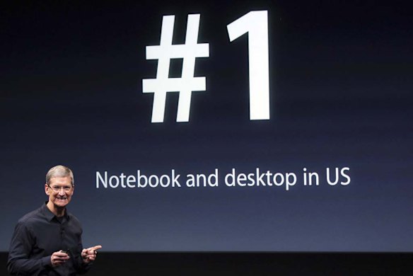 Apple's Macbbook Pro and iMac are the best selling notebook and desktop in the US.