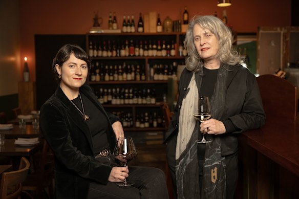 Woman and Revolution’s Bridget Raffal (left) and Sophie Otton.