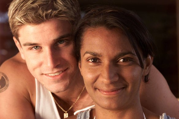 Batman with ex-wife Nova Peris.