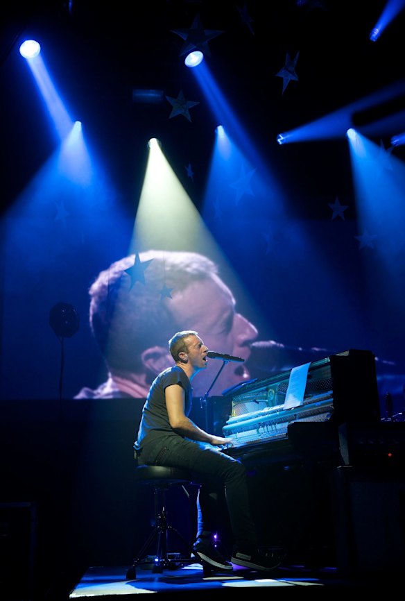 Coldplay perform live at the Enmore Theatre, 19th June 2014.