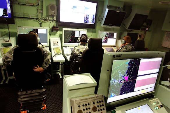 The ships operations room.