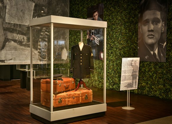 The museum also features his costumes and artifacts from his time in the military.