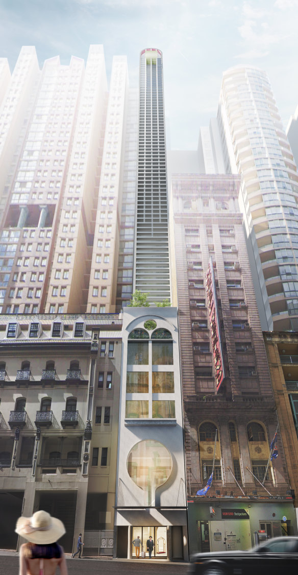 With a street frontage of just six metres, the Pencil Tower Hotel will be barely wider than a terraced house.