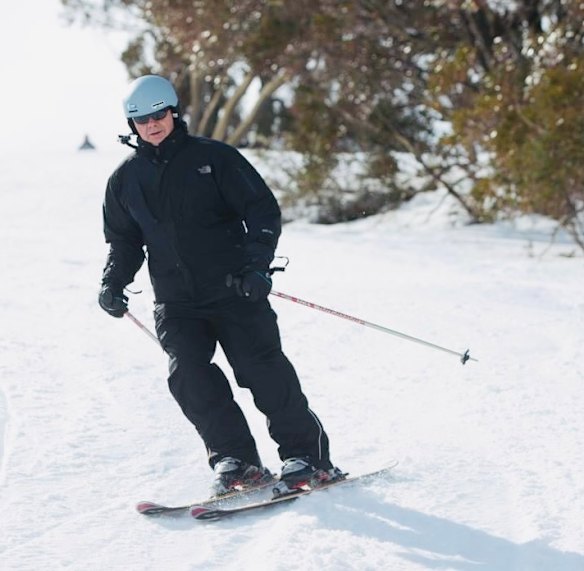 The author on skis.