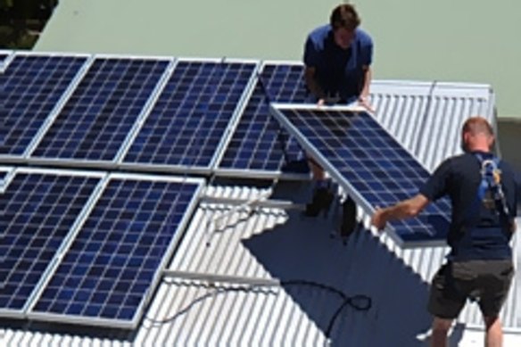 Installing solar panels are going through a boom.