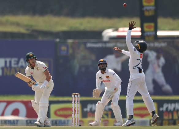 Happy days: Marnus Labuschagne helped Australia to a series victory.