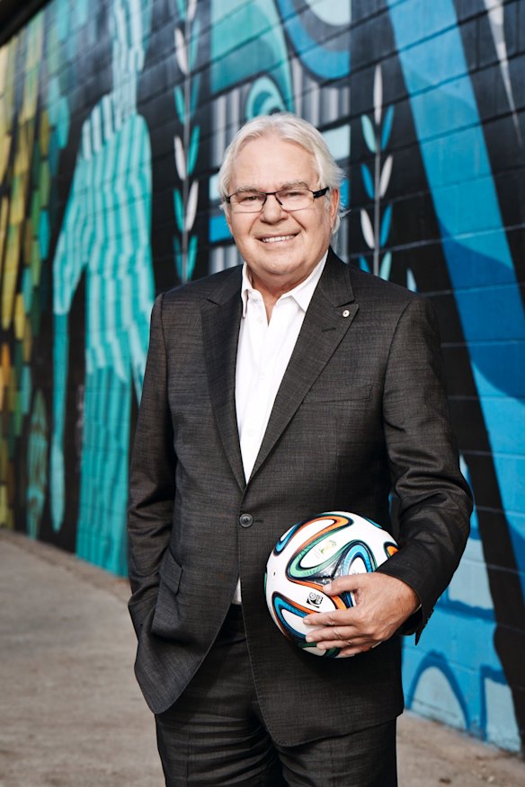 Broadcaster Les Murray before the World Cup in Brazil in 2014.