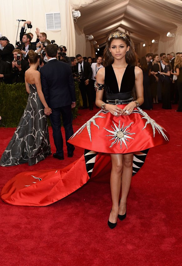 Zendaya attends the "China: Through The Looking Glass" Costume Institute Benefit Gala at the Metropolitan Museum of Art on May 4, 2015 in New York City.