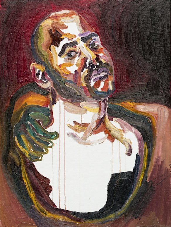A self-portrait by Myuran Sukumaran.

