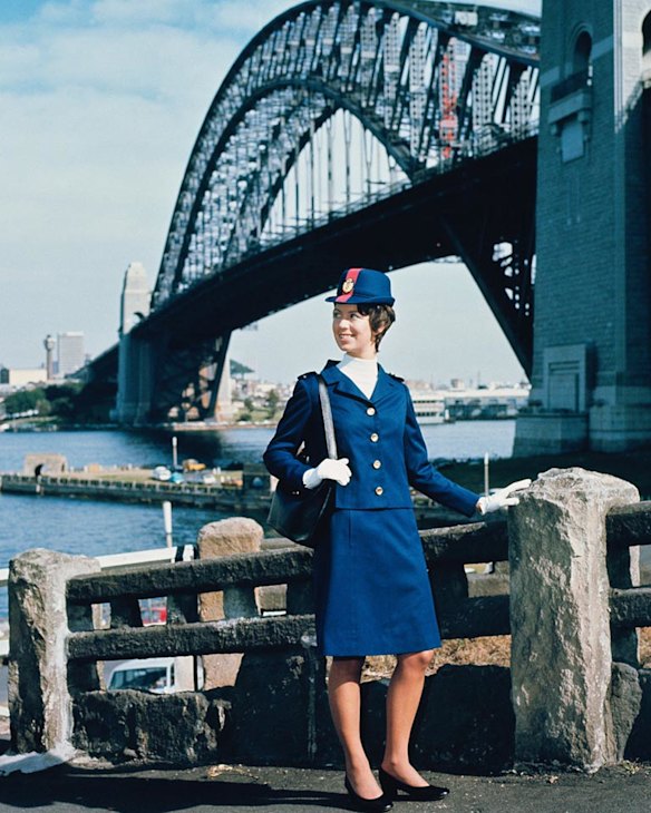 Qantas uniform 1971-1974. 