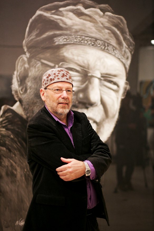 A portrait of Baker by artist Nafisa Naomi won the Packing Room Prize in the 2010 Archibald Prize.