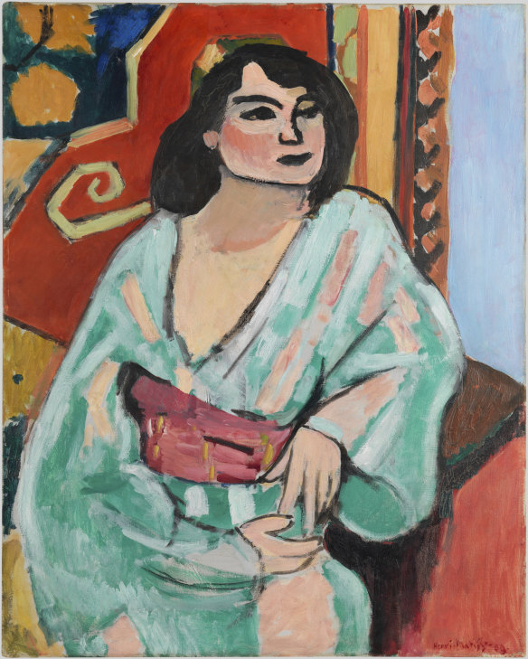Henri Matisse’s
<i>Algerian woman (L’Algérienne)</i> (1909).
