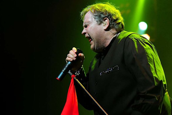 Meat Loaf performs at the Brisbane Entertainment Centre. Photo: Leigh Plover