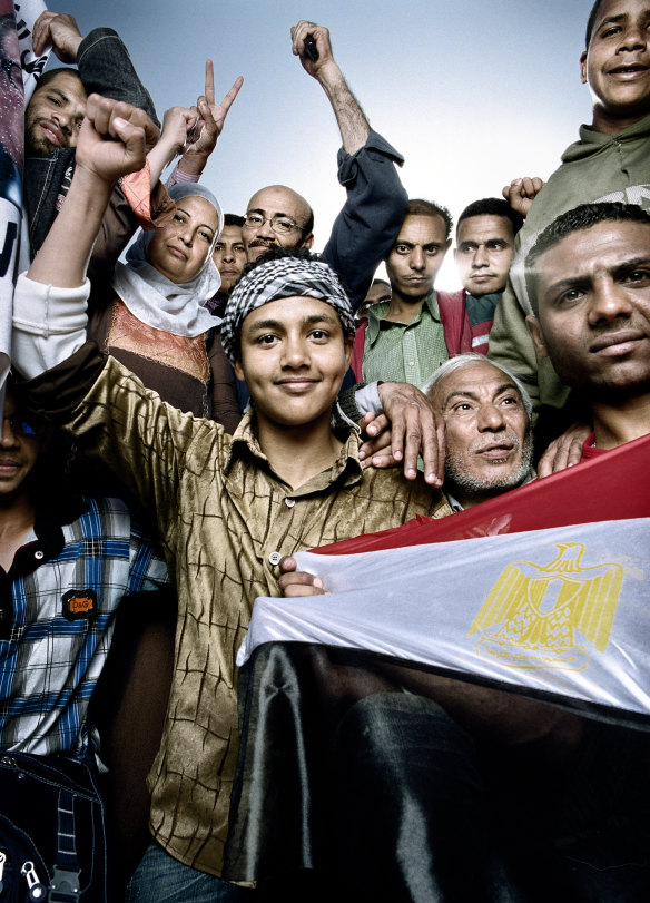 Platon, Egyptian Revolution Crowd, 2011.