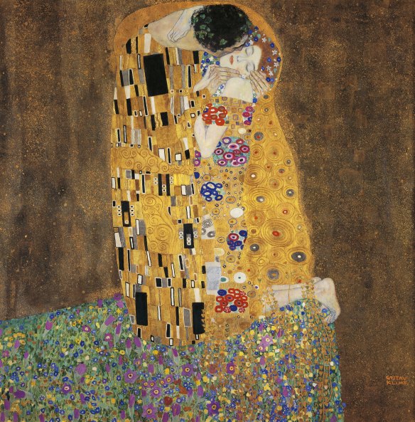 The Kiss by Gustav Klimt,1907