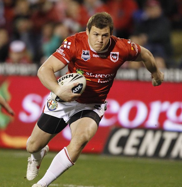 Dragons Brett Morris on the move.