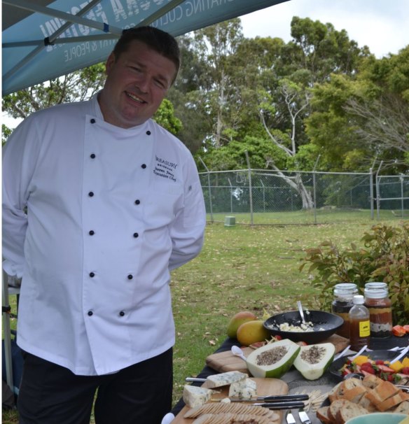 Star Entertainment's executive chef Steve Jones on North Stradbroke Island.