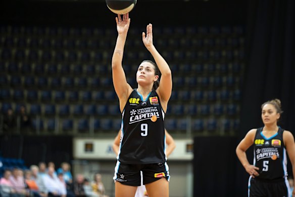 Capitals' Maddison Rocci. 