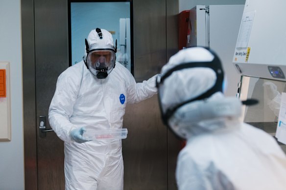 “In a period of about three weeks, we were the only lab that had all the variants of concern,” says Professor Turville. “We had South Africa, we had Brazil, we had the Britain, we had Kenya, we had ones from the USA. It was surreal, to be honest with you. And then we started to test them.”