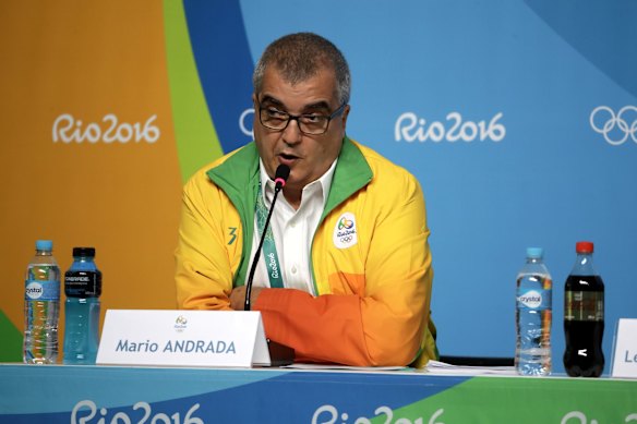 If PR was a sport... Mario Andrada was forced to answer the toughest questions about the mistakes at the Olympics. 