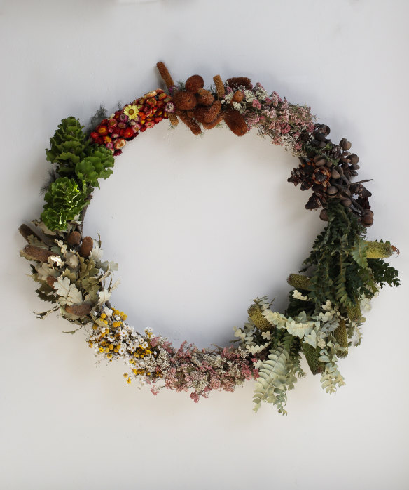 A native wreath from Bush.