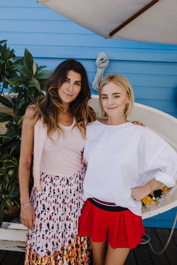 Jodhi Meares and Nadia Fairfax at the lunch on Wednesday.