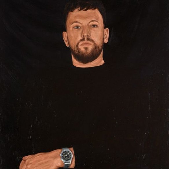 'Dylan Alcott, AOTY'. Oil on linen.