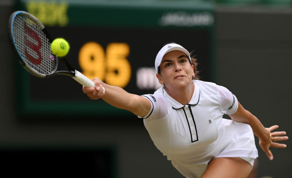Ajla Tomljanovic had a frustrating loss to Elena Rybakina in a Wimbledon quater final.