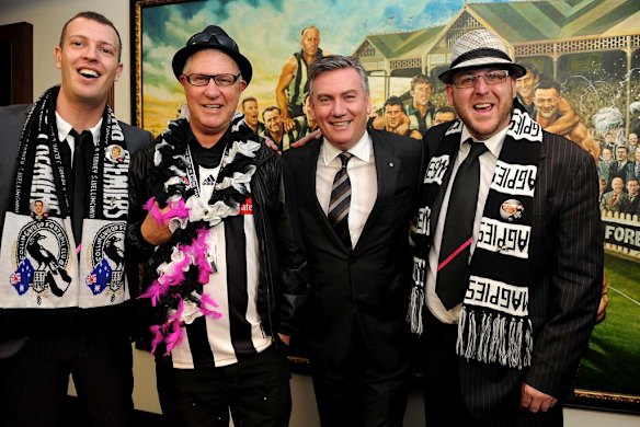 2011. With the league's most prominent gay supporter's group, the Pink Magpies, ahead of the grand final. 