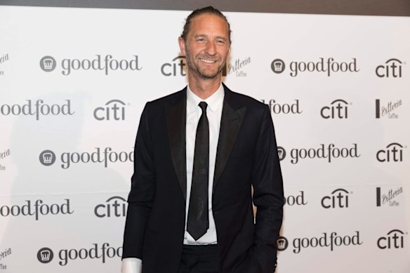 Merivale boss Justin Hemmes at the Good Food Guide Awards.