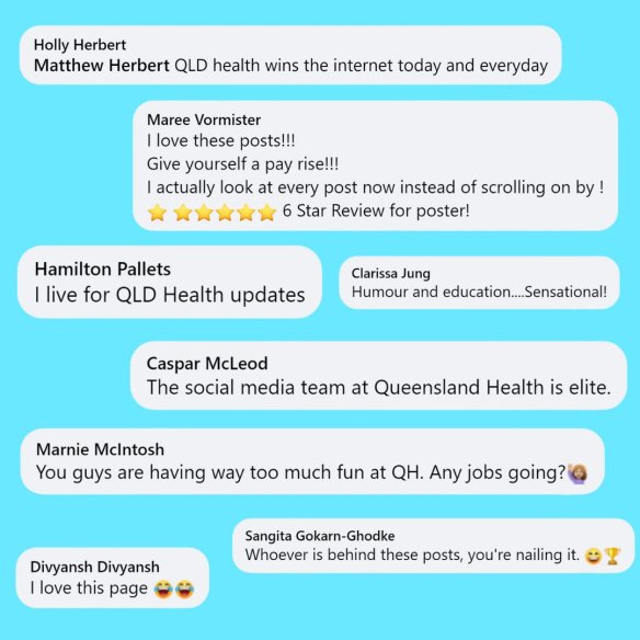 Queensland Health has gained a cult following thanks to its social media team.