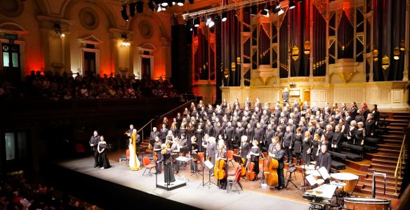 Sydney Philharmonia Choirs, perform Faure’s Requiem at the Sydney Town Hall.