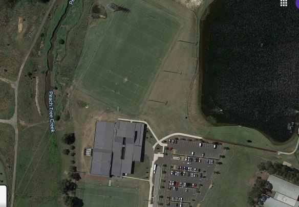 Penrith’s academy (pictured on Google Maps) is situated right next to the overflowing Peach Tree Creek.